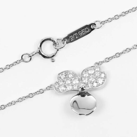 TIFFANY Authentic Silver Diamond Necklace